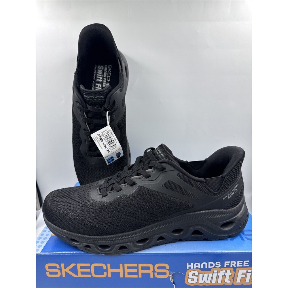 Skechers Men's Hands Free Swift Fit Slip On Memory Foam Shoes - Size 13 Black